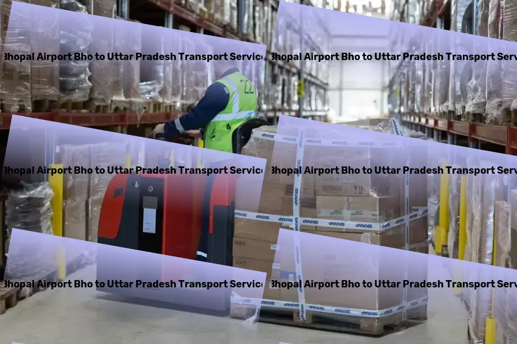 Bhopal Airport Bho to Uttar Pradesh Transport Expertise meets technology in Indian transportation. - Customized transport operations