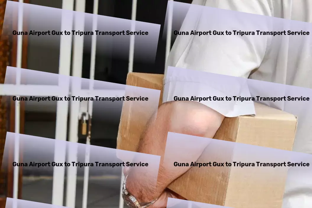 Guna Airport Gux to Tripura Transport Professional road freight services