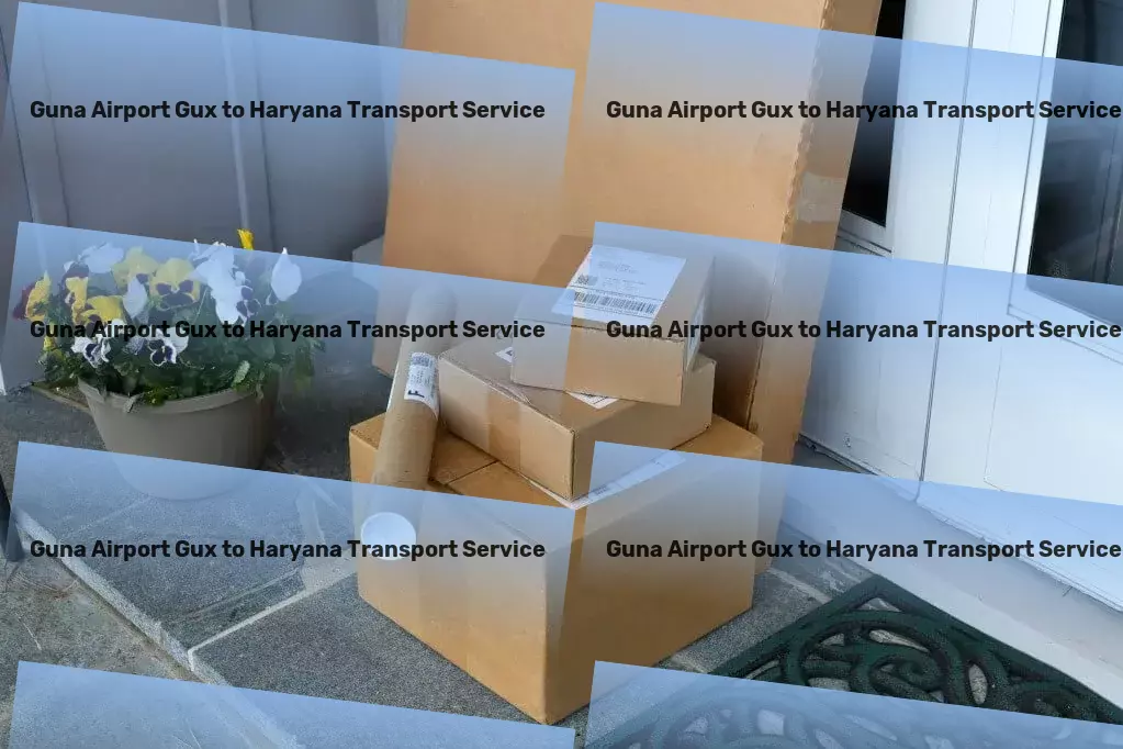 Guna Airport Gux to Haryana Transport The future of seamless transport services in India. - Urban package delivery