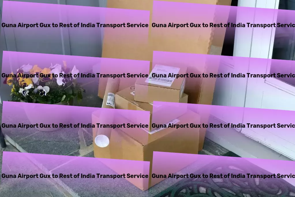 Guna Airport Gux to Rest Of India Transport Express furniture relocation