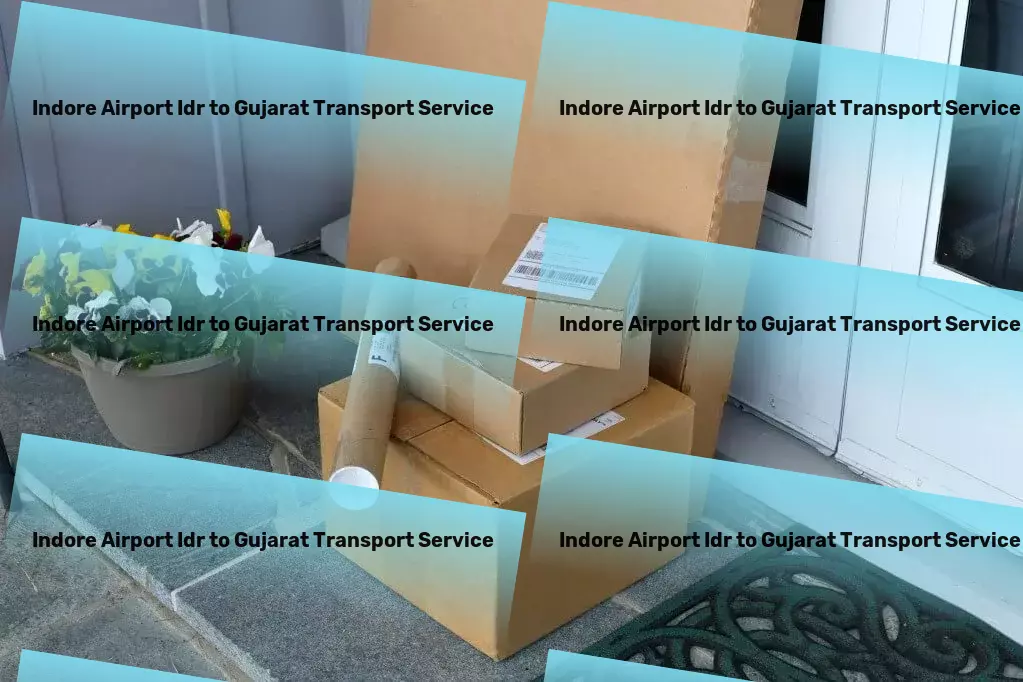 Indore Airport Idr to Gujarat Transport Expertise in turning technological visions into reality! - Immediate door delivery