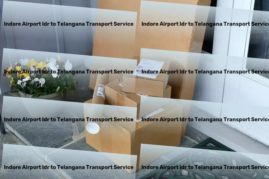 Indore Airport Idr to Telangana Transport Versatile freight solutions