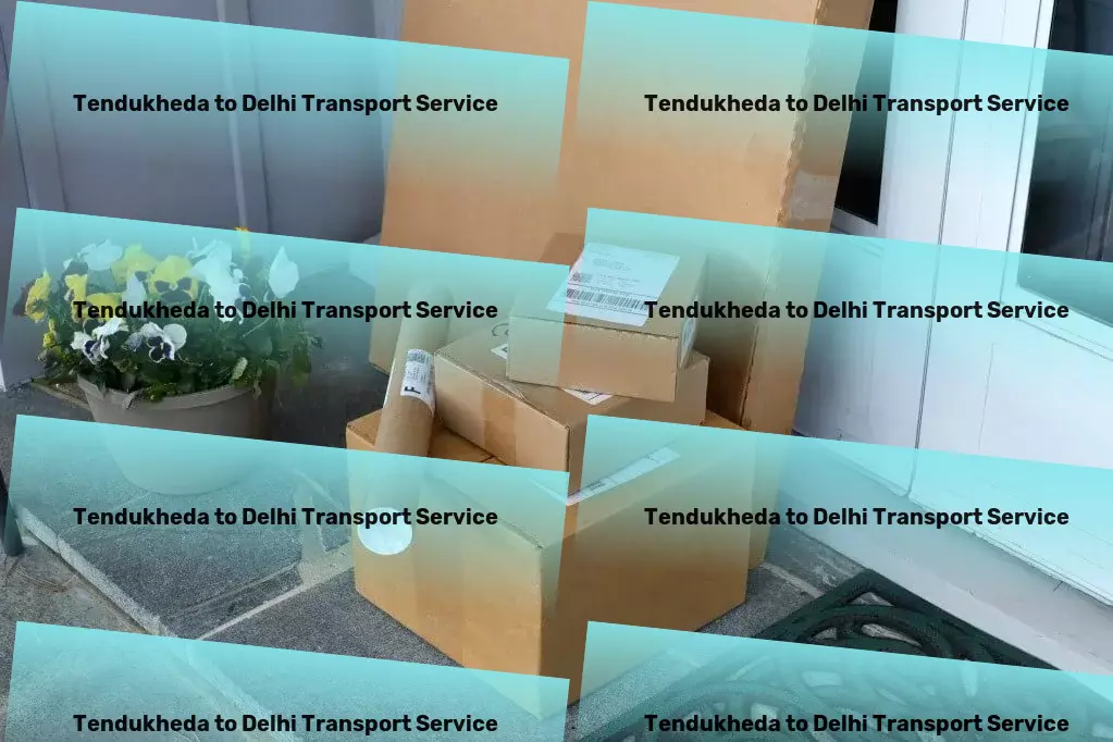 Tendukheda to Delhi Transport Crafted for convenience: Transport solutions that serve India's needs! - Large item freight services