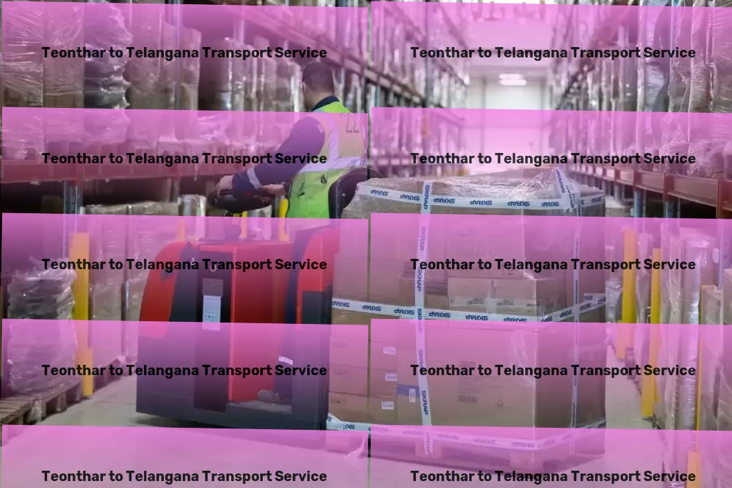 Teonthar to Telangana Transport Building bridges across India through reliable transport services! - Scheduled delivery services