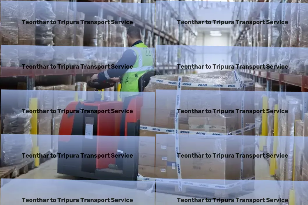 Teonthar to Tripura Transport Easing your way through India's logistical challenges. - Heavy cargo shipping