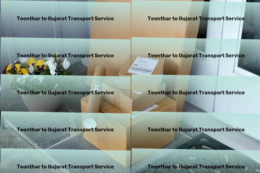 Teonthar to Gujarat Transport Achieving excellence in digital advancements! - Express logistics and transport