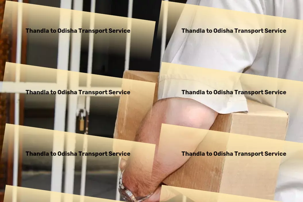 Thandla to Odisha Transport Emergency freight services