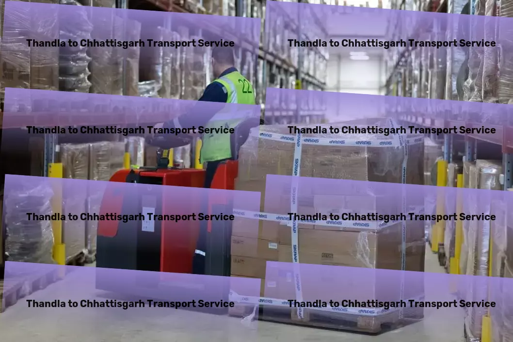 Thandla to Chhattisgarh Transport Custom clearance services