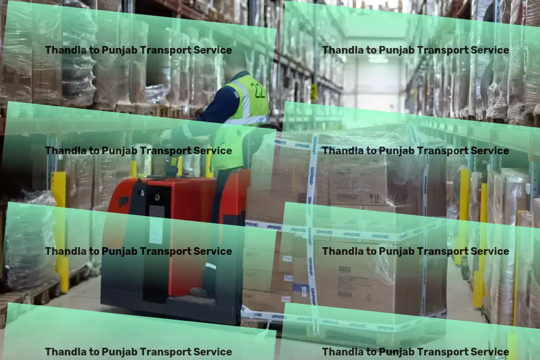 Thandla to Punjab Transport Secure freight services