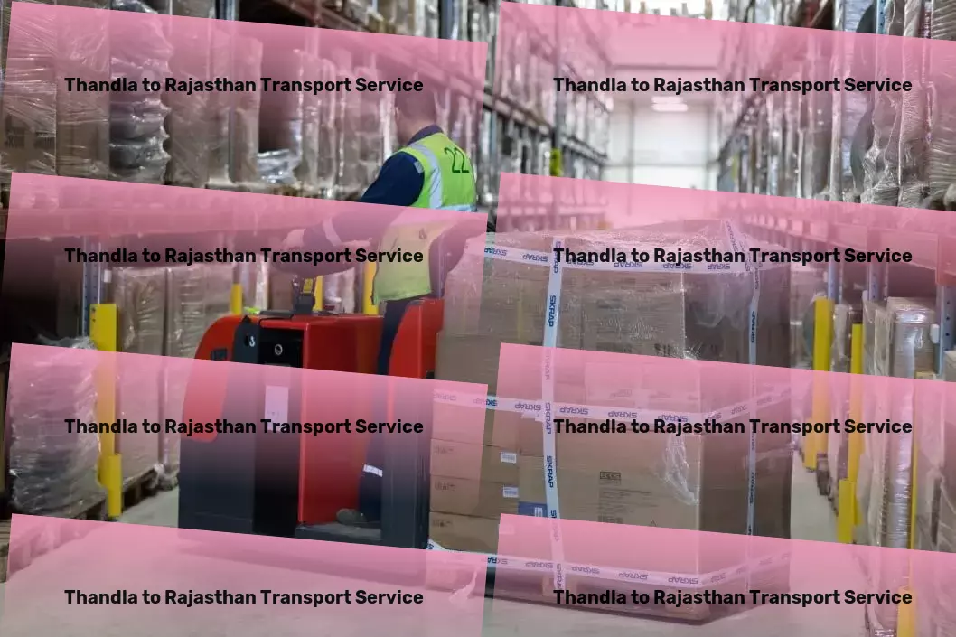 Thandla to Rajasthan Transport Nationwide logistics management