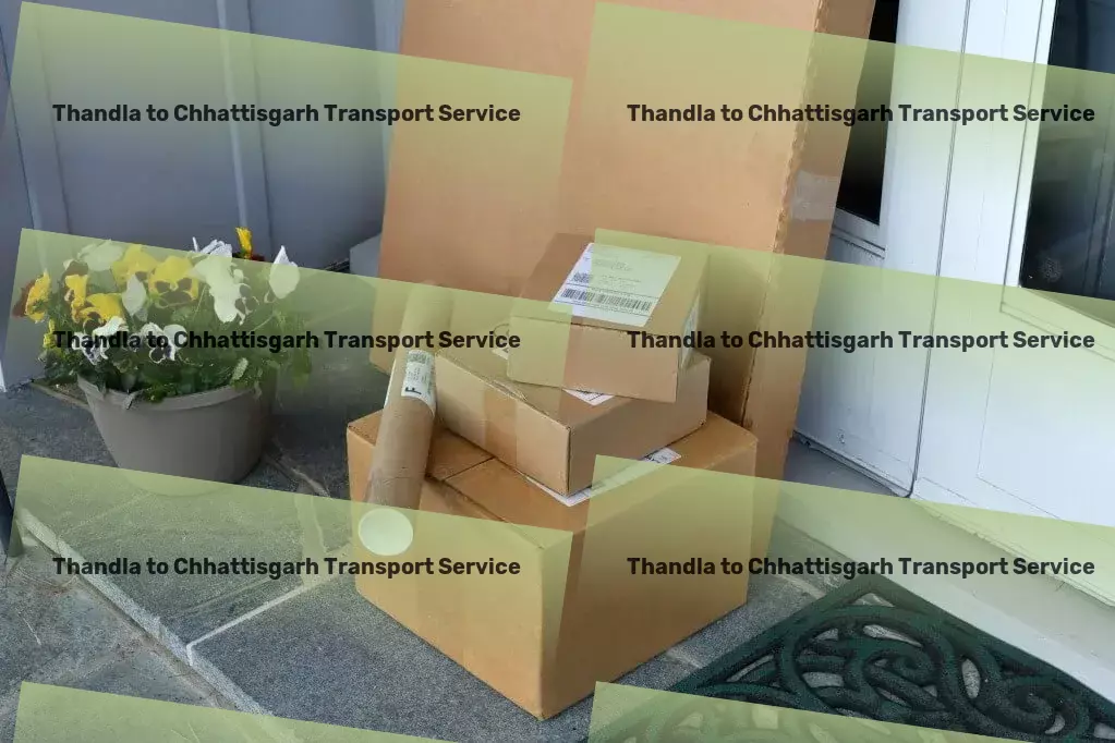 Thandla to Chhattisgarh Transport Streamlined shipping solutions that understand India! - Rapid road logistics