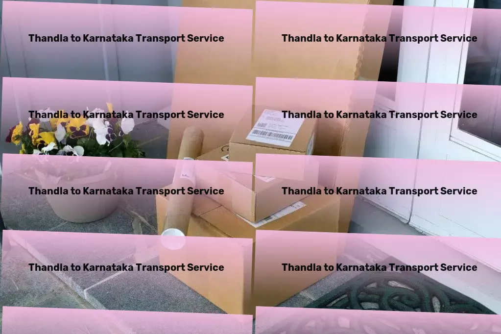 Thandla to Karnataka Transport Customized transport strategies for dynamic needs! - Critical package delivery