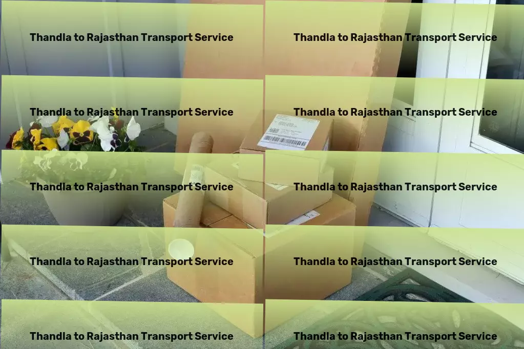 Thandla to Rajasthan Transport Building smart solutions for complex digital needs! - Multi-city freight coordination