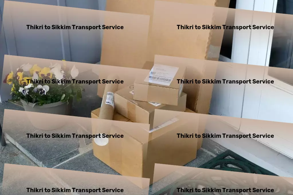 Thikri to Sikkim Transport Customized freight solutions