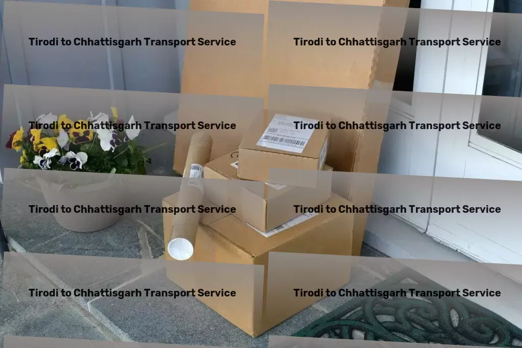 Tirodi to Chhattisgarh Transport High-volume parcel delivery