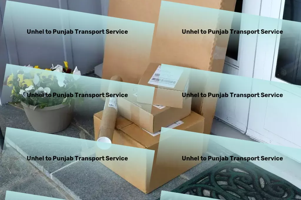 Unhel to Punjab Transport Nationwide goods shipment services